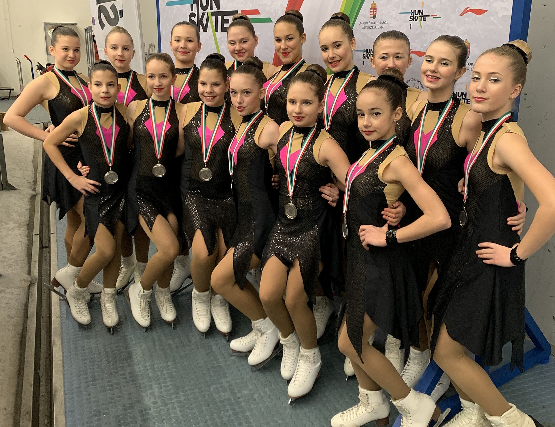 Fehérvári szinkronkorcsolyázók sikerei az országos bajnokságon